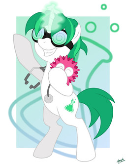 erlenmeyer_flask eyewear feral glasses green_hair hair horn laboratory_equipment laboratory_glassware male medical_instrument science scientific_instrument simple_background solo stethoscope tail white_background bebopanimebabe friendship_is_magic hasbro my_little_pony mythology doctor_insano son_of_insano spoony equid equine mammal mythological_creature mythological_equine unicorn crossover