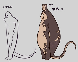 anthro belly flat_body grey_body heart_symbol male nude slightly_chubby smile solo flshb0nes nintendo splatoon big_man_(splatoon) aquatic fish manta_ray ray_(fish) stingray
