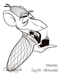 anthro clothing coat detective detective_hat looking_aside male narrowed_eyes necktie smoke smoking_pipe solo tear_trough text topwear atimon disney the_great_mouse_detective basil_(disney) mammal mouse murid murine rodent 2024 4:5 hi_res signature
