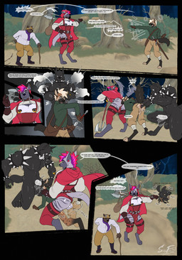 all_fours anal anal_penetration animal_genitalia animal_penis anthro armor axe balls bulge canine_genitalia canine_penis clothed clothed_anthro clothed_male clothing ear_piercing elderly elderly_female fantasy female fingering forced forced_fingering forced_rimming forest fully_clothed fully_clothed_anthro fully_clothed_male genitals group hair licking male male/male male_anthro melee_weapon multicolored_hair muscular muscular_male nipple_piercing nipples nude_anthro nude_male oral oral_penetration partially_clothed penetration penis piercing plant rape rimming rimming_male sex skimpy spikes submissive submissive_male summoning sword text tongue tree trio unconvincing_armor weapon sinningfox instant_loss_2koma leydon seru canid canine canis hyena mammal shadow_creature spotted_hyena striped_hyena wolf absurd_res comic english_text hi_res signature