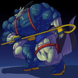 anthro belt big_bulge big_muscles bottomwear bulge cane clothing detailed_bulge fingerless_gloves footwear fur gloves grey_body grey_fur handwear hat headgear headwear huge_bulge huge_muscles hyper hyper_muscles male mask muscular muscular_anthro muscular_male open_mouth shoes topwear bobert sly_cooper_(series) sony_corporation sony_interactive_entertainment sucker_punch_productions sly_cooper mammal procyonid raccoon 2017 digital_media_(artwork) hi_res