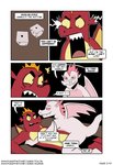 anthro bet butt comic d6 dialogue dice dragon duo english_text fizzle_(mlp) friendship_is_magic game_piece garble_(mlp) hasbro hi_res linked_speech_bubble losing_bet lost_bet male male/male my_little_pony mythological_creature mythological_scalie mythology name_drop name_in_dialogue nude scalie speech_bubble stuttering t0l0k text url