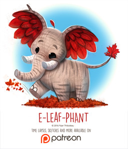 ambiguous_gender black_eyes feral humor leaf plant proboscis_(anatomy) pun quadruped simple_background solo tree trunk_(anatomy) tusks visual_pun white_background piper_thibodeau elephant elephantid mammal proboscidean 2016 digital_media_(artwork) digital_painting_(artwork) painting_(artwork)