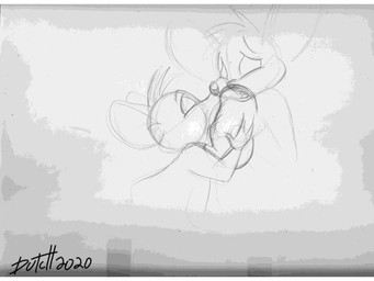 animated_gif anthro areola big_breasts breast_play breast_suck breastfeeding breasts buckteeth duo eyes_closed female floating_eyebrows fur huge_breasts male male/female nipples nude open_mouth sucking teeth thick_thighs toony dutch_(artist) almond_(dutch) mammal mouse murid murine rodent 2020 2d_animation 4:3 animated frame_by_frame short_playtime sketch traditional_media_(artwork)