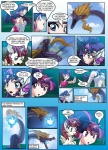 alternate_species clothed clothing comic crown cutie_mark dialogue energy_ball english_text equid equine feathered_wings feathers female friendship_is_magic hair hasbro headgear hi_res horn horse human humanized lauren_faust_(character) magic mammal mauroz multicolored_hair my_little_pony mythological_creature mythological_equine mythology pony purple_hair rarity_(mlp) steven_magnet_(mlp) text tiara twilight_sparkle_(mlp) two_tone_hair white_body white_feathers winged_unicorn wings