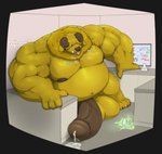 anthro balls balls_rest belly big_balls big_belly big_muscles big_penis bodily_fluids cum genital_fluids genitals growth growth_potion huge_balls huge_belly huge_muscles huge_penis humanoid_genitalia humanoid_penis hyper hyper_balls hyper_belly hyper_genitalia hyper_muscles hyper_penis laboratory leaking_cum male muscular muscular_anthro muscular_male penis solo tankh mythology canid canid_demon canine demon hellhound mammal mythological_canine mythological_creature hi_res