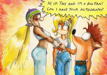 big_butt breasts butt clothed clothing coco_bandicoot crash_bandicoot crash_bandicoot_(series) crossover donkey_kong_(series) english_text female gradient_background male mammal monkey nintendo primate simple_background size_difference souleatersaku90 surprise text tiny_kong video_games
Rating: Safe
Score: 3
User: Nicklo6649
Date: April 20, 2018 big_butt breasts butt clothed clothing coco_bandicoot crash_bandicoot crash_bandicoot_(series) crossover donkey_kong_(series) english_text female gradient_background male mammal monkey nintendo primate simple_background size_difference souleatersaku90 surprise text tiny_kong video_games
Rating: Safe
Score: 3
User: Nicklo6649
Date: April 20, 2018