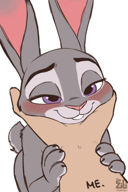 ambiguous_gender anthro bedroom_eyes blush cupping_chin disembodied_hand duo eyebrows face_squish faceless_ambiguous faceless_character faceless_human female female_anthro fingers first_person_view fur grey_body grey_fur hand_on_another's_chin hand_on_chin hand_on_face hand_on_head hand_under_chin happy holding_head human_pov long_ears mostly_offscreen_character multicolored_body multicolored_fur narrowed_eyes nude nude_anthro nude_female petting petting_pov purple_eyes scut_tail seductive short_tail simple_background squish tail teeth two_tone_body two_tone_fur white_background wrist_grab zigrock001 disney zootopia judy_hopps european_rabbit human lagomorph leporid mammal oryctolagus rabbit 2:3 absurd_res hi_res