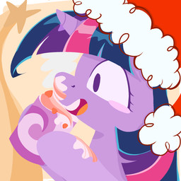 blush christmas_clothing christmas_headwear clothing container cup drinking female feral hat headgear headwear holidays horn mug open_mouth santa_hat solo panmuku christmas friendship_is_magic hasbro my_little_pony mythology twilight_sparkle_(mlp) equid equine mammal mythological_creature mythological_equine unicorn 1:1 hi_res portrait