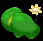 anus big_butt bottom_heavy butt flower friendy_flower_(gregton) gregton huge_butt hyper hyper_butt male plant alpha_channel hi_res