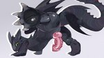 animal_genitalia butt butt_focus claws erection feral genitals looking_at_viewer male pawpads paws penis smile smiling_at_viewer solo tail toe_claws tongue tongue_out wings kantoku dreamworks how_to_train_your_dragon mythology toothless dragon mythological_creature mythological_scalie scalie colored full-length_portrait portrait