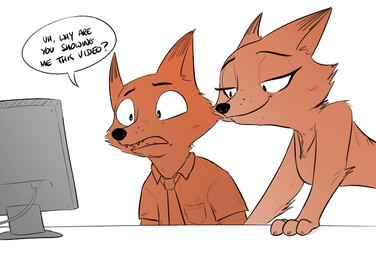 anthro clothed clothing computer dialogue duo electronics female fur half-closed_eyes implied_incest male mature_anthro mature_female monitor narrowed_eyes necktie simple_background speech_bubble teeth text white_background shoutingisfun disney zootopia mrs._wilde nick_wilde canid canine fox mammal red_fox true_fox english_text restricted_palette mother_(lore) mother_and_child_(lore) mother_and_son_(lore) parent_(lore) parent_and_child_(lore) parent_and_son_(lore) son_(lore)