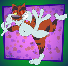 3_toes 4_fingers abstract_background anthro arm_tuft back_tuft balancing balancing_on_foot belly bent_leg big_butt biped black_eyebrows black_nose black_stripes butt cheek_tuft chest_tuft chin_tuft clenched_teeth curling_toes curvy_figure dotted_background eyebrows facial_tuft fangs feet fingers fluffy fluffy_chest fur glance gloves_(marking) grin grinning_at_viewer head_tuft humanoid_feet humanoid_hands humanoid_heel leg_markings lines_drawn looking_aside looking_aside_at_viewer looking_at_viewer male markings multicolored_body multicolored_fur nude on_one_leg one_eye_closed open_mouth orange_body orange_fur pattern_background plantigrade polka_dots pose sharp_teeth shoulder_tuft simple_background slightly_chubby slightly_chubby_anthro slightly_chubby_male smile smiling_at_viewer smirk smirking_at_viewer socks_(marking) solo standing standing_on_tongue striped_body striped_fur stripes tasteful_nudity teeth thick_calves thick_eyebrows thick_thighs toes toony toothy_grin tuft two_tone_body two_tone_fur whiskers white_belly white_body white_feet white_fur white_hands wide_hipped_anthro wide_hipped_male wide_hips wink winking_at_viewer yellow_sclera gavanzude adventures_from_the_book_of_virtues pbs socrates_the_bobcat bobcat felid feline lynx mammal 2026 alternate_version_at_paywall colored digital_drawing_(artwork) digital_media_(artwork) flat_colors hi_res pinup signature