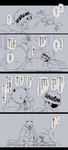 angry anthro bed bedding blanket duo furniture humanoid_hands lying male sad slightly_chubby text young beeprlae16 one_piece bepo_(one_piece) trafalgar_law bear human mammal minkmen_(one_piece) polar_bear ursine 2019 comic japanese_text