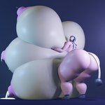 6_breasts anthro big_breasts big_butt breast_expansion breasts butt dripping expansion female hand_on_breast huge_breasts huge_butt hyper hyper_breasts hyper_butt markings milk multi_breast multicolored_body nipples pink_body simple_background solo spots spotted_markings thick_thighs two_tone_body darkdraketom nintendo pokemon bovid bovine cattle generation_2_pokemon mammal miltank pokemon_(species) 1:1 3d_(artwork) blender_(artwork) digital_media_(artwork) hi_res