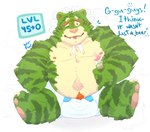 age_regression anthro clothed clothing diaper embarrassed level_drain male potion solo wearing_diaper wirnetfur alec_trieg felid mammal pantherine tiger hi_res