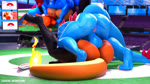 anthro anus arm_grab balls big_balls big_breasts big_butt big_penis biped blue_body bouncing_butt breasts butt curvy_figure detailed_background duo erection female female_penetrated from_front_position genitals herm herm/female huge_breasts intersex intersex/female intersex_penetrating intersex_penetrating_female male male/female mating_press multicolored_body orange_body penetration penile penile_penetration penis pokemorph pussy red_body restrained sex spread_legs spreading thick_thighs vaginal vaginal_penetration voluptuous wide_hips kasdaq nintendo pokemon charizard feraligatr generation_1_pokemon generation_2_pokemon pokemon_(species) 3d_(artwork) 3d_animation animated digital_media_(artwork) hi_res no_sound webm