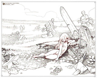 balls butt clothing erection eyes_closed feet femboy flaccid foreskin genitals half-closed_eyes humanoid_feet humanoid_genitalia humanoid_penis narrowed_eyes not_furry penis plantigrade presenting presenting_hindquarters sculpture smile statue toga sabudenego european_mythology greek_mythology mythology gorgon humanoid