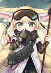 blonde_hair female green_eyes hair holding_object holding_staff human_and_animal_ears multi_ear multi_tail scarf solo staff tail young young_female coconeeeco arknights hypergryph studio_montagne suzuran_(arknights) animal_humanoid canid canid_humanoid canine canine_humanoid fox_humanoid humanoid mammal mammal_humanoid absurd_res hi_res