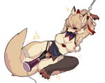 4_toes anal anal_insertion anal_masturbation anal_penetration bdsm bit_gag blue_eyes blush bondage bound breasts canine chain chastity claws female fox gag insertion lock lying masturbation nipples on_back penetration plain_background pussy_juice raised_arm saliva sex_toy solo thigh_highs toes vibrator white_background wkar
Rating: Explicit
Score: 30
User: DragonRanger
Date: November 30, 2013