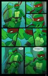 adolescent blush dialogue duo kerchief kissing male male/male outside underwater water young momorawrr neattea teenage_mutant_ninja_turtles leonardo_(tmnt) raphael_(tmnt) reptile scalie turtle comic hi_res brother_(lore) brothers_(lore) incest_(lore) sibling_(lore)