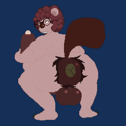 anal_hair anthro anus balls big_anus big_penis blinking bodily_fluids breasts brown_hair butt clenching_balls crouching crowning_feces cum ejaculation enjoying_the_go eye_roll eyewear fart feces genital_fluids genitals glasses gynomorph gynomorph_pooping hair hand_on_own_penis hand_on_penis huge_anus huge_penis intersex nude_gynomorph obese obese_gynomorph obese_intersex open_mouth overweight overweight_gynomorph overweight_intersex penis pooping puffy_anus raised_tail scatplay simple_background solo tail tail_motion tailwag teeth transparent_background wearing_glasses moomular ada_(moomular) beaver mammal rodent 1:1 2d_animation alpha_channel animated digital_media_(artwork) loop pixel_(artwork) pixel_animation