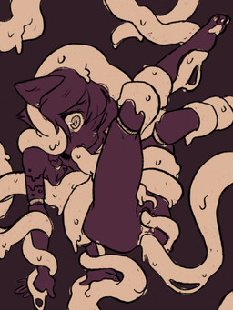 anal anal_penetration bound braided_hair ear_piercing ear_ring female forced genitals hair legs_tied machine oral oral_penetration pawpads penetration piercing ring_piercing slime solo tentacle_in_ass tentacle_in_mouth tentacle_in_vagina tentacle_penetration tentacles vaginal vaginal_penetration vulva chibemo akiko android goo_creature humanoid robot robot_humanoid 3:4 hi_res