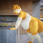 angie_spangie anthro belly fluffy male solo vore unknown_artist ike_(disambiguation) 3d_(artwork) digital_media_(artwork) hi_res