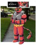 2018 3_toes :3 anthro barazoku barefoot biceps biped border car daily-incineroar english_text fangs featureless_crotch feet felid fire fur generation_7_pokemon grass hands_together humor incineroar looking_at_viewer male mammal manly meme muscular muscular_anthro muscular_male nintendo nude outside outside_border parody pecs photo_background photography_(artwork) plant pokemon pokemon_(species) real sharp_teeth sidewalk smile solo standing suggestive super_smash_bros. super_smash_bros._ultimate teeth text toes tree triceps vehicle white_border yellow_eyes you_know_i_had_to_do_it_to_em