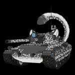 ambiguous_gender black_spots grey_body grey_tail italy multicolored_body spots tail tank_(vehicle) vehicle progettom4065 world_of_tanks progettom4065_(tank) felid mammal pantherine snow_leopard 1:1 alpha_channel