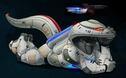 aircraft anthro bedroom_eyes crossed_legs grey_body hand_on_face looking_at_viewer lying machine male markings muscular muscular_male narrowed_eyes on_front photo seductive solo vehicle conditional_dnp shido-tara star_trek star_trek_the_next_generation aeromorph living_aircraft living_machine living_vehicle scalie hi_res