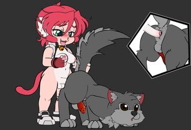 anal anal_penetration bestiality blush bouncing_breasts bouncing_penis breast_fondling breast_play breasts chibitsuko duo erection feral feral_penetrated fluffy fluffy_tail fondling from_behind_position genitals gynomorph gynomorph/male gynomorph_on_feral gynomorph_penetrating gynomorph_penetrating_male hair hand_on_another's_tail hand_on_breast hand_on_own_breast hand_on_tail holding_breast humanoid_on_feral humanoid_penetrating humanoid_penetrating_feral intersex intersex/male intersex_on_feral intersex_penetrating intersex_penetrating_male male male_on_humanoid male_penetrated nipples nude penetration penile penile_penetration penis penis_in_ass self_fondle sex standing standing_sex tail tail_grab tail_motion thin_tail thrusting wavy_tail urielmanx7 spacescape_(game) mitsuko_(spacescape) animal_humanoid canid canine canis felid felid_humanoid humanoid mammal mammal_humanoid wolf 2d_animation animated digital_media_(artwork) loop motion_tweening
