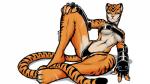 anthro clothed clothing female fur looking_at_viewer simple_background skimpy solo stripes thick_thighs underwear white_body white_fur wide_hips yellow_body yellow_eyes yellow_fur ionic44 luigiix wild_(ionic44) felid mammal pantherine tiger 16:9 hi_res widescreen