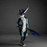 anthro fur hair male nude plant solo tail white_body white_fur daytia c4d draghuvicfire rexouium 1:1 3d_(artwork) cinema_4d_(artwork) digital_media_(artwork) hi_res portrait