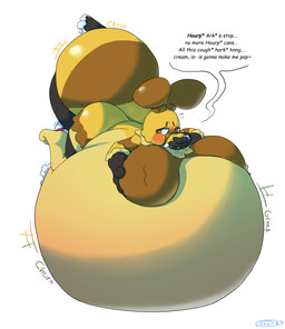 anal anal_penetration antennae_(anatomy) anthro arthropod_abdomen arthropod_abdomen_inflation begging belly big_belly big_breasts big_butt blush blush_lines breasts butt butt_from_the_front creaking dairy_products featureless_breasts female food food_fetish food_in_ass food_insertion food_play glistening glistening_body groan huge_belly huge_breasts huge_butt huge_hips huge_thighs hyper hyper_belly hyper_inflation imminent_popping immobile implied_popping improvised_sex_toy inflation leaking lying lying_on_self object_in_ass on_front penetration questionable_consent rumbling_stomach simple_background snout_tied solo stinger text thick_thighs whipped_cream whipped_cream_inflation wide_hips 6saw789 bee_(6saw789) arthropod bee honey_bee hymenopteran insect 2024 digital_drawing_(artwork) digital_media_(artwork) english_text hi_res signature