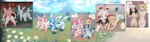 blonde_hair blue_body blue_eyes breasts busty_feral censored_genitalia censored_pussy ditto_face duo female feral glistening glistening_body goo_transformation grass grey_eyes group hair human_to_feral loss_of_dexterity loss_of_speech multicolored_body nipples nude outside pink_body plant pokemon_transformation quadruped species_transformation transformation white_body tetetor-oort nintendo pokemon akari_(pokemon) irida_(pokemon) alpha_pokemon ditto_(pokemon) eevee eeveelution generation_1_pokemon generation_4_pokemon generation_6_pokemon glaceon human mammal pokemon_(species) sylveon absurd_res censored hi_res