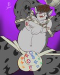 areola arms_above_head clothing fur gloves grey_body grey_fur hands_behind_back handwear harness jockstrap looking_down macro male musclegut muscular nipples solo underwear donryu verselynx bobcat felid feline felis lynx mammal 4:5 absurd_res hi_res