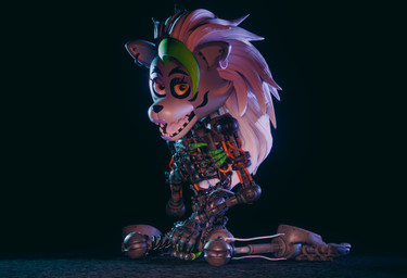 angry anthro covering covering_self endoskeleton female looking_at_viewer machine on_model solo anonamine five_nights_at_freddy's five_nights_at_freddy's:_security_breach scottgames steel_wool_studios roxanne_wolf animatronic canid canine canis mammal robot robot_anthro wolf 3d_(artwork) blender_(artwork) digital_media_(artwork) hi_res