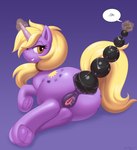 2021 accessory anal_beads anal_juice anatomically_correct anatomically_correct_genitalia anatomically_correct_pussy animal_genitalia animal_pussy anus big_anus blonde_hair blonde_mane bodily_fluids brown_eyes butt clitoris cutie_mark dialogue digital_media_(artwork) dinky_hooves_(mlp) dock_(anatomy) english_text equid equine equine_anus equine_genitalia equine_pussy female feral friendship_is_magic genital_fluids genitals glowing glowing_horn hair hair_accessory hasbro hi_res hooves horn magic mammal mane multicolored_pussy my_little_pony mythological_creature mythological_equine mythology pink_inner_pussy pink_pussy plump_labia puffy_anus purple_anus purple_body purple_pussy pussy raised_tail sex_toy slimefur tail telekinesis text two_tone_pussy underhoof unicorn vaginal_fluids yellow_tail