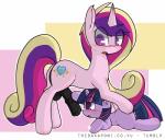 2014 animal_genitalia bakaponi balls blush cub cum dickgirl equine female friendship_is_magic fur hair horn horse horsecock intersex mammal multi-colored_hair my_little_pony penis pink_fur pony princess_cadance_(mlp) purple_eyes purple_fur purple_hair twilight_sparkle_(mlp) unicorn young
Rating: Explicit
Score: 24
User: ultragamer89
Date: March 03, 2014