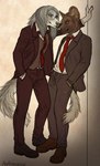 anthro brown_body brown_fur clothed clothing fur looking_at_viewer male smile tail rukis aggretsuko sanrio director_himuro haida_(aggretsuko) canid canine canis domestic_dog hyena mammal spotted_hyena 2022 digital_media_(artwork) hi_res