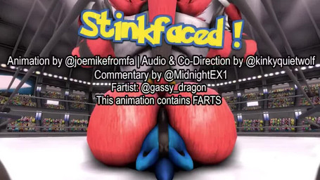 anthro anus balls big_butt black_body black_fur blue_body blue_fur butt duo fart fart_cloud fart_fetish farting_on_face fur genitals green_eyes grey_body grey_fur huge_butt male male/male multicolored_body multicolored_fur muscular muscular_anthro muscular_male red_body red_eyes red_fur stadium thick_thighs wide_hips yellow_body yellow_fur yellow_sclera joemike sound_warning nintendo pokemon generation_4_pokemon generation_7_pokemon incineroar lucario pokemon_(species) 16:9 2026 3d_(artwork) animated digital_media_(artwork) long_playtime sound source_filmmaker_(artwork) video widescreen