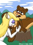 3_toes 4_fingers adult_on_young age_difference anthro anthro_on_anthro anthro_penetrated anthro_penetrating anthro_penetrating_anthro assisted_fellatio assisted_oral balls black_eyes blonde_hair bodily_fluids breasts cloud cum cum_in_mouth cum_inside duo eyes_closed feet fellatio female female_anthro female_penetrated fingers fur genital_fluids genitals hair half-closed_eyes hand_on_another's_head interspecies male male/female male_anthro male_penetrating male_penetrating_female multicolored_body multicolored_fur narrowed_eyes nipples older_female older_penetrated open_mouth open_smile oral outside penetration penile penis penis_in_mouth pink_nose pink_penis plant sex sitting smile text toes tree tree_stump two_tone_body two_tone_fur white_body white_fur young young_anthro young_male younger_male omatic animaniacs warner_brothers minerva_mink skippy_squirrel grey_squirrel mammal mink mustelid musteline rodent sciurid tree_squirrel true_musteline 2009 artist_name low_res
