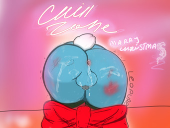 anthro bdsm bodily_fluids cum cum_inside female femboy firryaka genital_fluids male solo tail five_nights_at_freddy's scottgames bonnie_(fnaf) hi_res