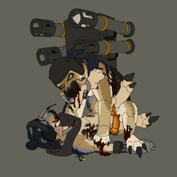 ambiguous_penetration amputee armor bite biting_another biting_partner blood bodily_fluids cybernetics disability duo erection feral forced genitals hair headgear helmet intersex machine male male/male maleherm mandibles nude penetration penile penis pinned rough_sex scar sex simple_background teeth wire wounded puppyratcat alien canid canine hybrid mammal robot vortihound 1:1 hi_res brother_(lore) brothers_(lore) incest_(lore) sibling_(lore)