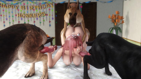 ambiguous_penetration animal_genitalia animal_penis balls bestiality big_breasts big_butt birthday birthday_sex bodily_fluids bouncing_balls bouncing_breasts bouncing_butt breasts breath butt canine_genitalia canine_penis cum cum_in_hair cum_on_body cum_on_breasts cum_on_butt cum_on_object doggystyle erection fellatio female female_human female_on_feral female_penetrated feral feral_penetrating feral_penetrating_female feral_penetrating_human foursome from_behind_position front_view genital_fluids genitals group group_sex hair holding_penis human_on_feral human_penetrated inside interspecies knot knotted_penis male male/female male_feral male_penetrating male_penetrating_female male_penetrating_human moan nipples oral oral_penetration panting penetration penile penile_penetration penis pink_hair quick_thrusting realistic_feral red_eyes sex white_body white_skin noname55 dead_or_alive_(series) fallout microsoft dogmeat honoka_(doa) bird_dog canid canine canis domestic_dog german_shepherd great_dane herding_dog human hunting_dog labrador mammal mastiff molosser pastoral_dog retriever 16:9 3d_(artwork) 3d_animation animated digital_media_(artwork) hi_res high_framerate short_playtime sound source_filmmaker_(artwork) video widescreen