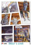 2020 anthro canid canine canis clothing comic detailed_background dialogue english_text fur hi_res lirkov male mammal solo text traditional_media_(artwork) wolf