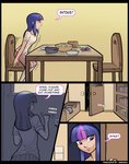 female food human_only not_furry solo text garam friendship_is_magic hasbro my_little_pony twilight_sparkle_(mlp) human mammal absurd_res comic english_text hi_res