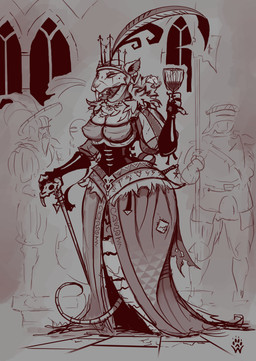 anthro big_breasts bone breasts buckteeth cane circlet clothing container corset cup dress ear_piercing ear_ring facial_scar female gloves goblet group halberd handwear hat headgear headwear jewelry knight lingerie melee_weapon necklace nipple_outline piercing polearm ring_piercing scar skull solo_focus tail teeth thick_thighs topwear warrior weapon wide_hips wolfdawg warhammer_(franchise) warhammer_fantasy background_character mammal murid murine rat rodent skaven absurd_res hi_res monochrome