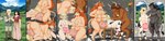 6_breasts anthro anus balls big_breasts bodily_fluids breasts breasts_and_teats butt clothing cum detailed_background dress erection farmer female female/female ftm_transformation gender_transformation genital_fluids genitals grass group growth hooves horn horn_growth human_to_anthro lactating male male/female medieval_clothing mid_transformation mtf_transformation multi_breast muscular muscular_male nipples nude outside penetration penis plant pussy smile species_transformation standing tail tail_growth teats transformation udder_growth udders vaginal vaginal_penetration esotericer bovid bovine cattle holstein_friesian_cattle human mammal 2022 absurd_res digital_media_(artwork) hi_res story_at_source